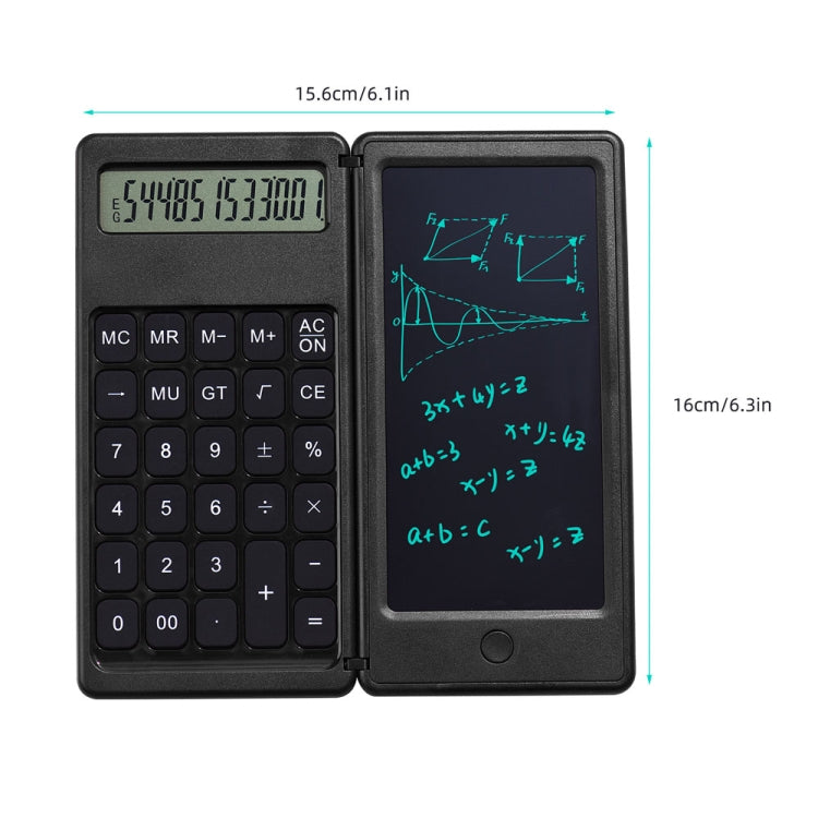 Calculadora de tablero de escritura LCD plegable portátil de oficina de negocios de aprendizaje de 6 pulgadas, Basic Model, Function Model
