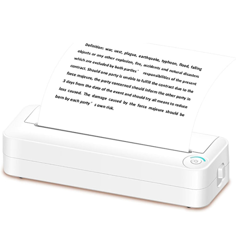 Impresora A4 sin tinta con conexión Bluetooth, miniimpresora fotográfica portátil para oficina de estudiantes y hogar, X8