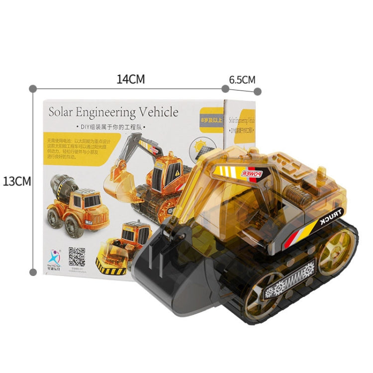 Juguetes solares de bricolaje, modelo de vehículo de ingeniería ensamblado, juguete educativo, Engineering Vehicle