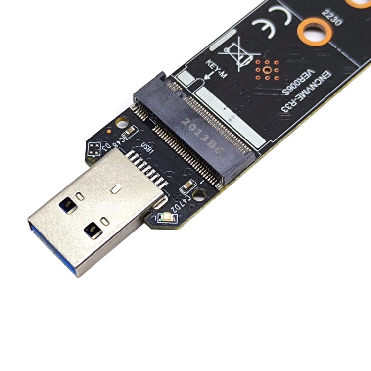 ENCNVME-R33 USB 3.2 Gen 2 10Gbps a NVMe M.2 SSD Adaptador RTL9210 Chips para M Key M2 NVMe, ENCNVME-R33