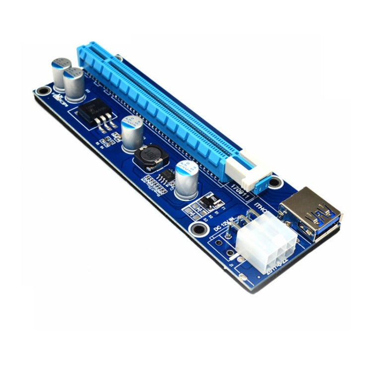 PCE164P-N03 VER006C Mini PCI-E 1X a 16X Riser para computadora portátil Tarjeta de imagen externa, Blue Board 6pin, Blackboard 6pin, Blackboard 4pin, M2 To 6pin
