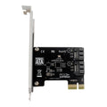 Tarjeta de expansión PCIE de 5 puertos SATA 3,0, tarjeta de conversión de chasis de escritorio de ordenador de 6 Gbps