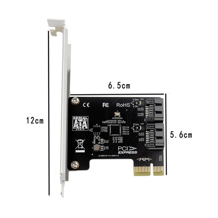 Tarjeta de expansión PCIE de 5 puertos SATA 3,0, tarjeta de conversión de chasis de escritorio de ordenador de 6 Gbps