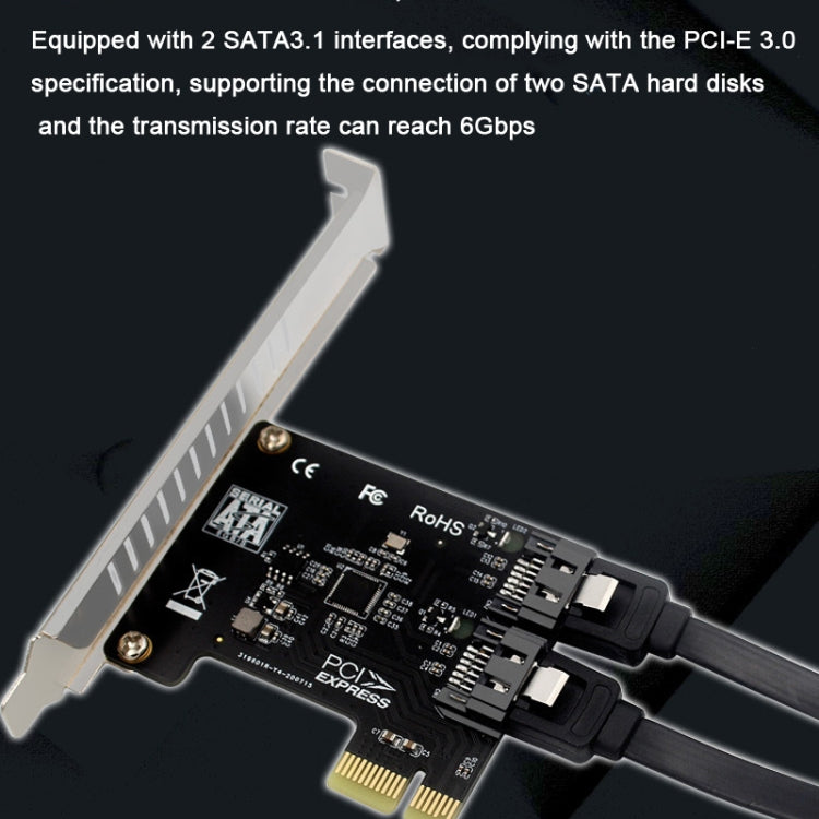 Tarjeta de expansión PCIE de 5 puertos SATA 3,0, tarjeta de conversión de chasis de escritorio de ordenador de 6 Gbps