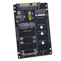 SATA 22PIN a MSATA o M.2 NGFF SATA Card 2 en 1 SSD Converter Card, Only Card, With SATA 22pin Cable, With USB 3.0 Cable