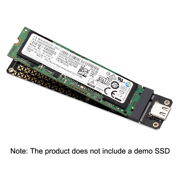 Disco duro SATA NGFF M.2 Bkey SSD a USB3.1 Tipo-C / USB-C Placa de conversión de tarjeta de expansión, SSD To USB3.1