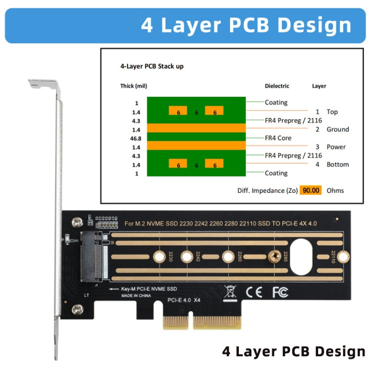 2 tarjetas elevadoras M.2 NVMe SSD a PCI-E X4 4.0 GEN4