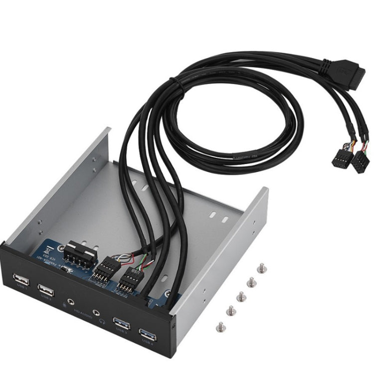 Panel frontal interno de la caja de la PC de escritorio, 2 x USB 3.0+2 x USB2.0+ HD-AUDIO, 4 x USB 2.0+HD-AUDIO