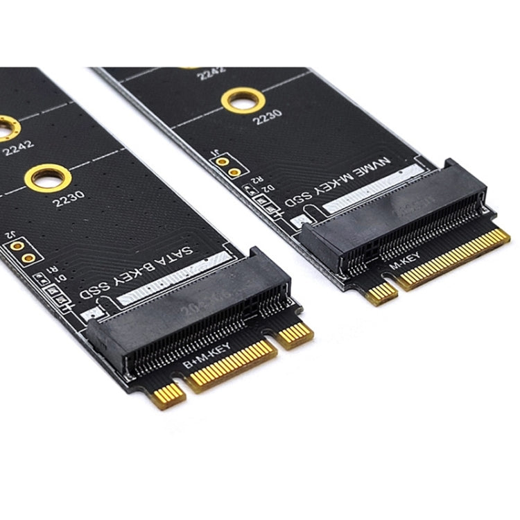 Para placa de prueba de placa de protección M.2 NGFF / PCIE / NVME SSD, Key-B Riser Card, Key-M Riser Card