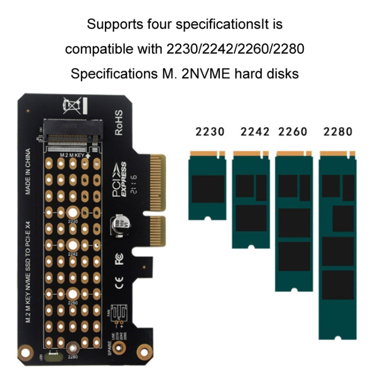 5 uds tarjeta de transferencia NVME M.2 a PCIE3.0/4,0 tarjeta de expansión X4 de velocidad completa, Full Height, Half Height