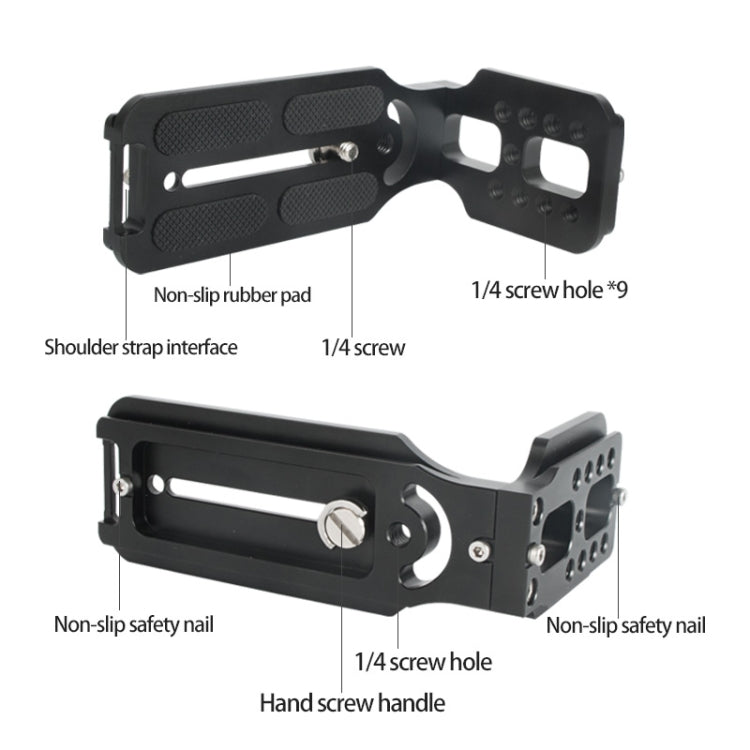 BEXIN L130-50 Placa de liberación rápida para cámara Tablero vertical en forma de L, L130-50