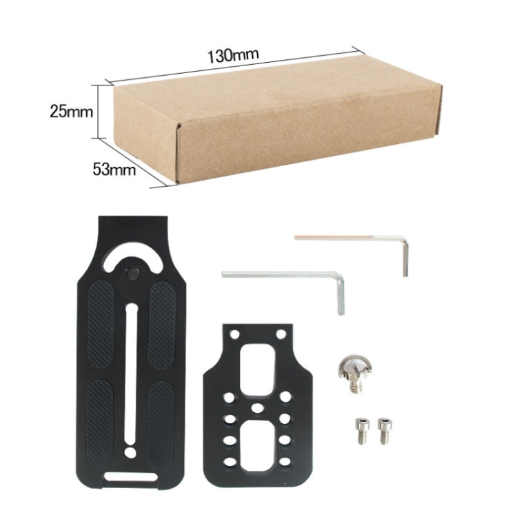 BEXIN L130-50 Placa de liberación rápida para cámara Tablero vertical en forma de L, L130-50