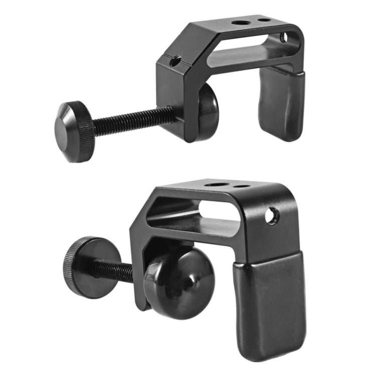 BEXIN WN-38 Abrazadera en C universal con orificio de 1/4 de pulgada y 3/8 de pulgada para mesas de montaje en escritorio