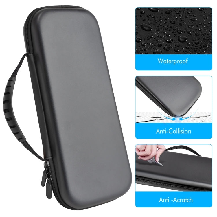 Para ASUS ROG Ally consola de juegos EVA cuero grano bolso embrague bolsa protectora, Bag (Black), Bag (White)