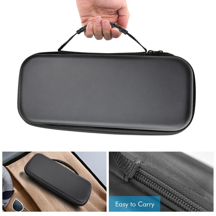 Para ASUS ROG Ally consola de juegos EVA cuero grano bolso embrague bolsa protectora, Bag (Black), Bag (White)