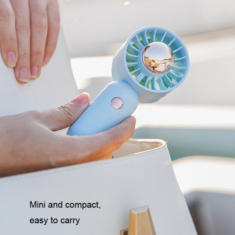 Mano sostiene pequeño ventilador portátil Mini ventilador de bolsillo, Pink Duck, Blue Duck, Green Duck, White Duck, Pink Spray Plating Version, Blue Spray Plating Version, Green Spray Plating Version, White Spray Plating Version