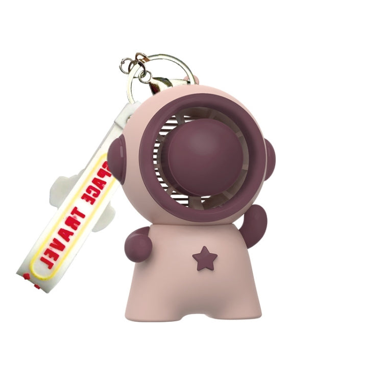 Abanico de llavero con colgante de muñeca astronauta