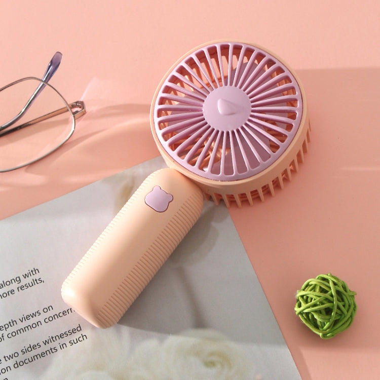 Ventilador eléctrico pequeño de escritorio portátil con carga USB de mano