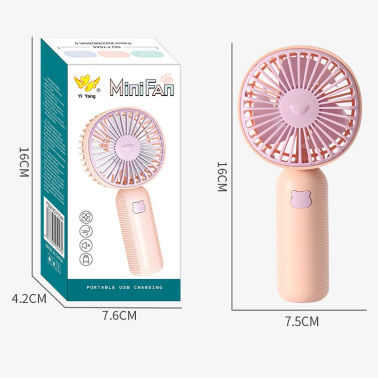 Ventilador eléctrico pequeño de escritorio portátil con carga USB de mano