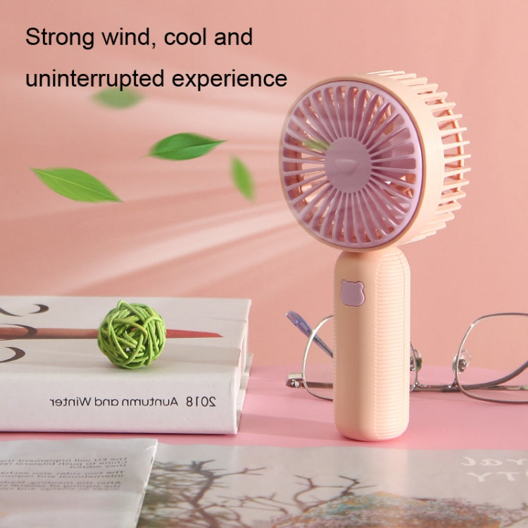 Ventilador eléctrico pequeño de escritorio portátil con carga USB de mano