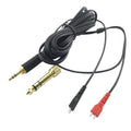 Para Sennheiser HD25 / HD560 / HD540 / HD480 / HD430 / HD250 Cable de audio para auriculares, ZS0093 Left Long Right Short, ZS0093 Two Sides Equivalent