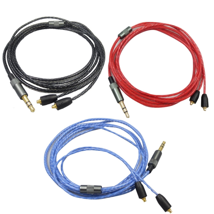 Para Shure MMCX / SE215 / SE425 / SE535 / SE846 / UE900 / Cable de auriculares Waston, ZS0073 Red, ZS0073 Blue, ZS0073 Black