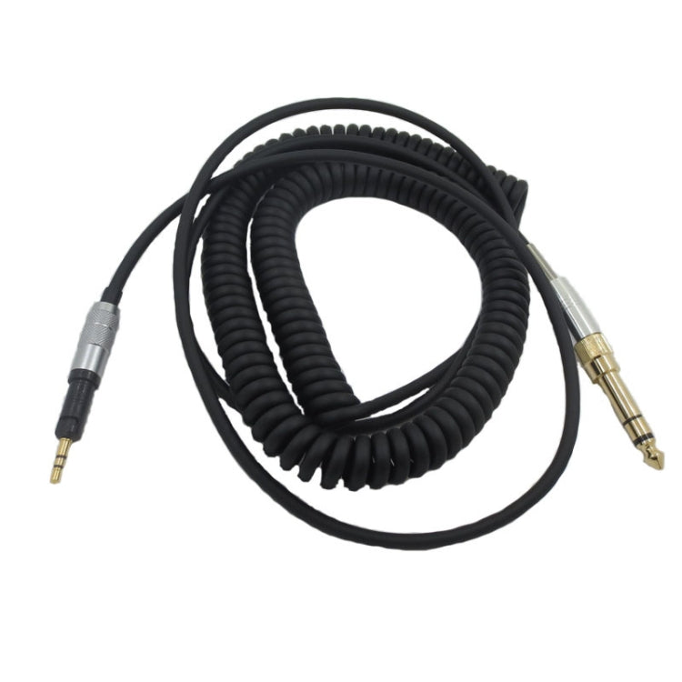 Para ATH-M50X / M40X / M70X Cable de audio para auriculares con resorte AUX Cabezal de 2,5 mm, ZS0246