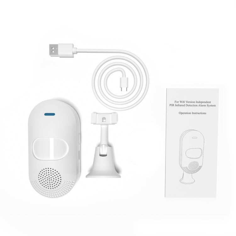 TUYA APP Control Inalámbrico PIR Sensor de movimiento Alarma WiFi Detector de movimiento, Tuya  WiFi