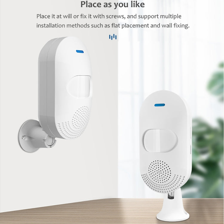 TUYA APP Control Inalámbrico PIR Sensor de movimiento Alarma WiFi Detector de movimiento, Tuya  WiFi