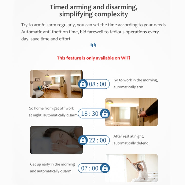 TUYA APP Control Inalámbrico PIR Sensor de movimiento Alarma WiFi Detector de movimiento, Tuya  WiFi