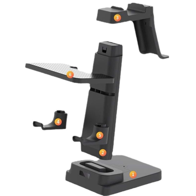 Soporte de manija de máquina todo en uno con pantalla de cabeza VR para PICO 4/Oculus Quest/ Quest 2/ Rift S/HTC