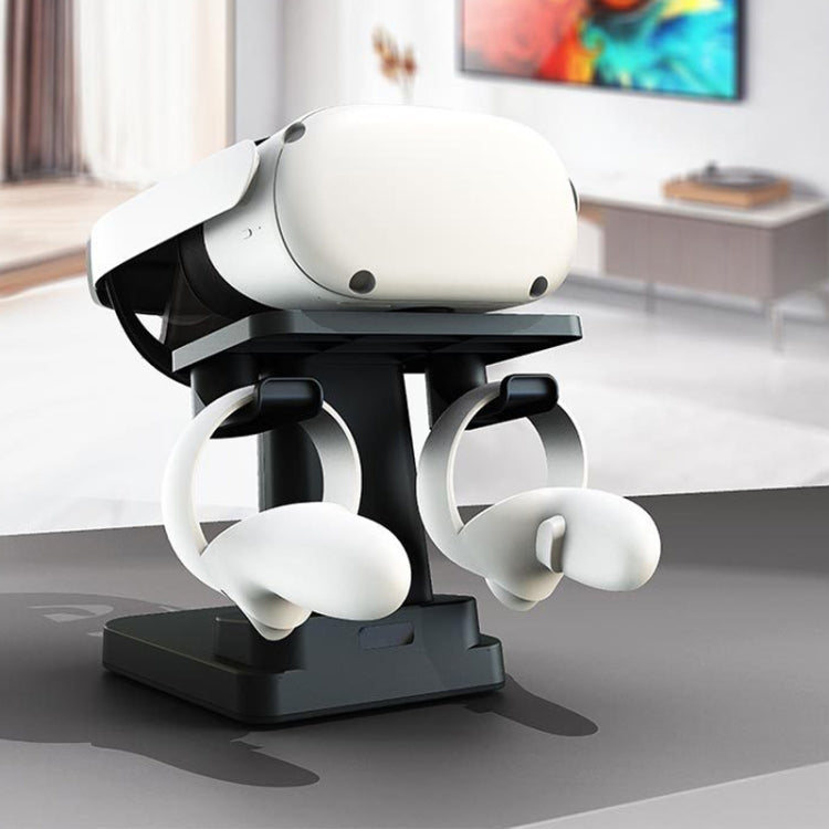 Soporte de manija de máquina todo en uno con pantalla de cabeza VR para PICO 4/Oculus Quest/ Quest 2/ Rift S/HTC