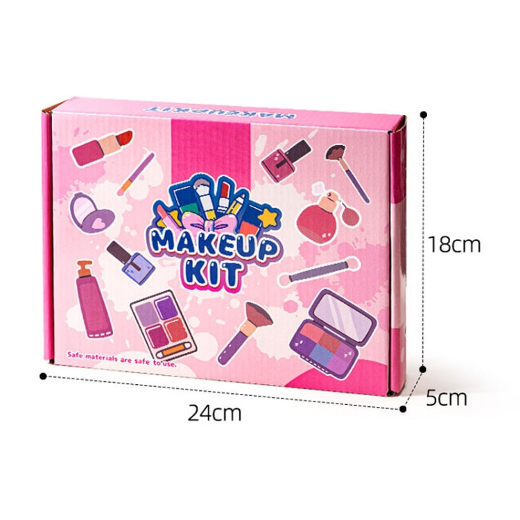 Juego de 11 unidades de caja de maquillaje de simulación para niñas, juego de cosméticos no tóxicos, Beautiful Makeup Bag 1164, Wave Dot Bag 1162, Shell Bag 1165, Graffiti Bag 1163, OPP Bag 1162A, OPP Bag 1163A, OPP Bag 1164A, OPP Bag 1165A