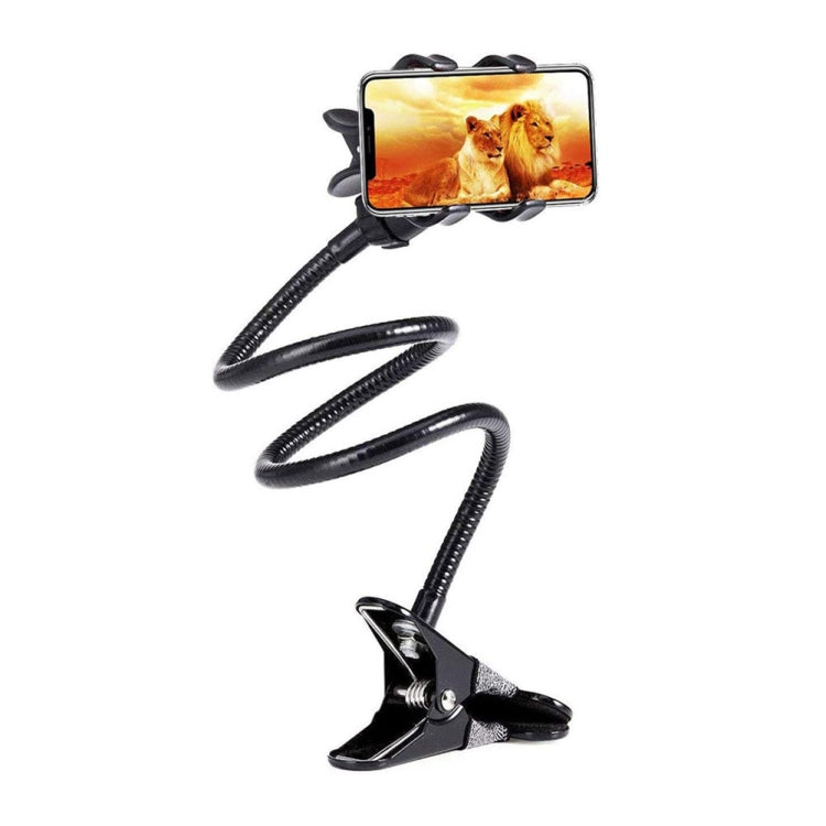 Soporte de teléfono con cámara de doble abrazadera Soporte de doblado de metal extendido, Double-clamp