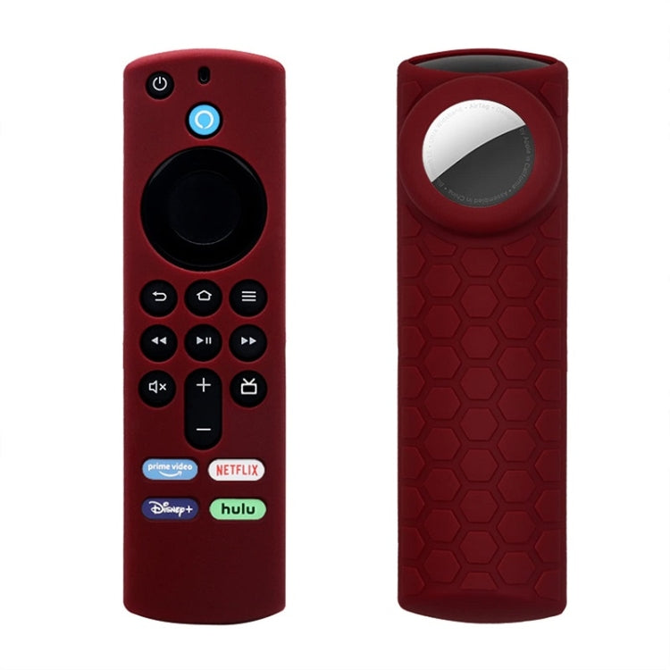 2 uds funda de Control remoto para Amazon Fire TV Stick 2021 ALEXA 3.ª generación con soporte Airtag