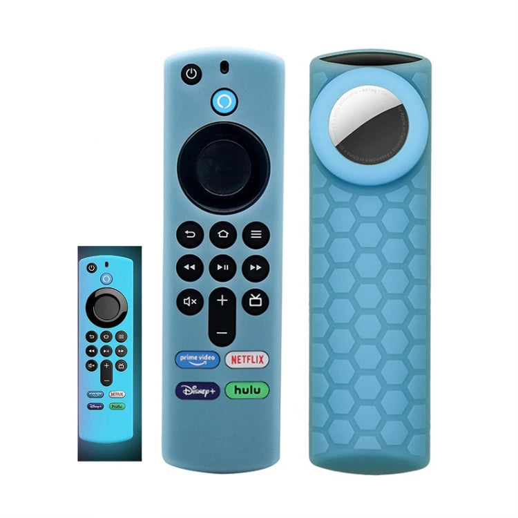 2 uds funda de Control remoto para Amazon Fire TV Stick 2021 ALEXA 3.ª generación con soporte Airtag