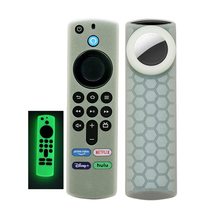 2 uds funda de Control remoto para Amazon Fire TV Stick 2021 ALEXA 3.ª generación con soporte Airtag