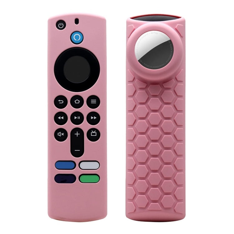 2 uds funda de Control remoto para Amazon Fire TV Stick 2021 ALEXA 3.ª generación con soporte Airtag