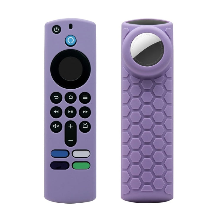 2 uds funda de Control remoto para Amazon Fire TV Stick 2021 ALEXA 3.ª generación con soporte Airtag