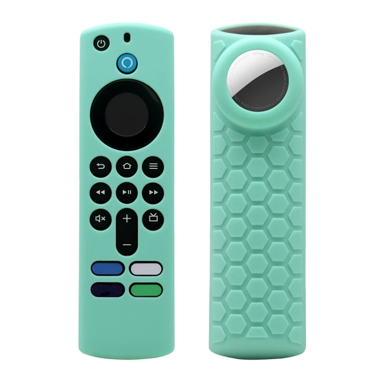 2 uds funda de Control remoto para Amazon Fire TV Stick 2021 ALEXA 3.ª generación con soporte Airtag