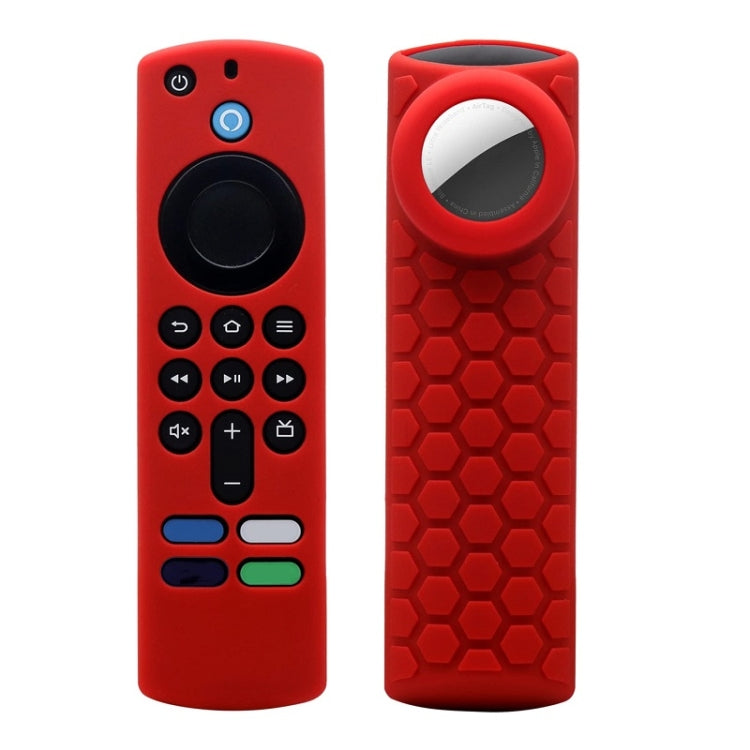 2 uds funda de Control remoto para Amazon Fire TV Stick 2021 ALEXA 3.ª generación con soporte Airtag