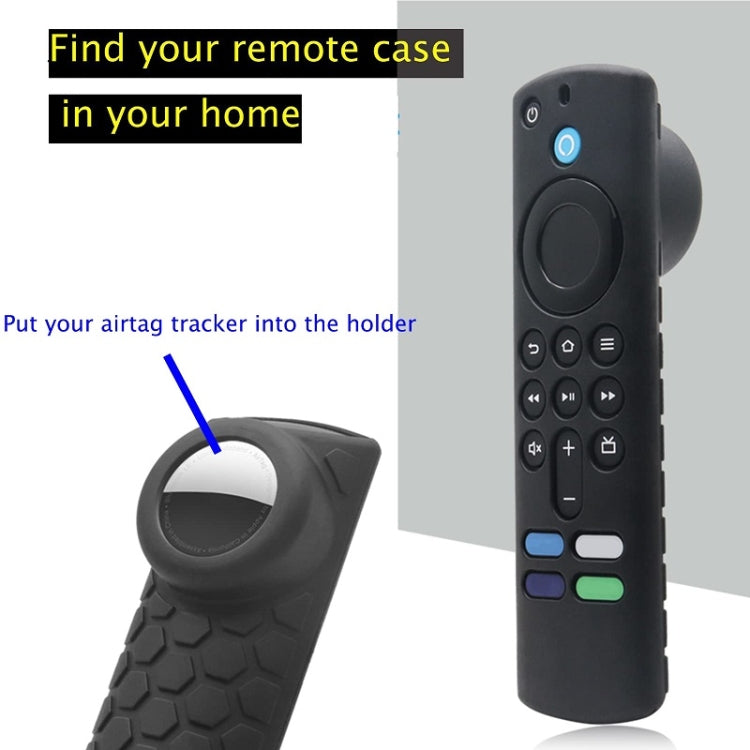 2 uds funda de Control remoto para Amazon Fire TV Stick 2021 ALEXA 3.ª generación con soporte Airtag