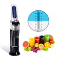 Refractómetro de mano, medidor de azúcar de frutas, probador Brix, rango de medición 0-32, RF001BX With Plastic box
