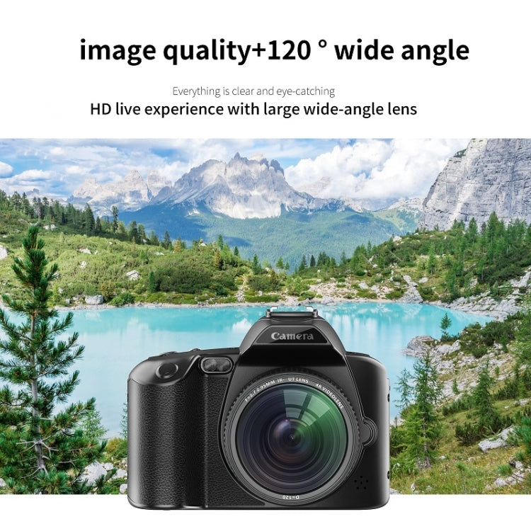 Cámara digital WIFI de alta definición de 64 millones de píxeles con visión nocturna de doble cámara 4K, Standard Without Memory Card, Standard+Fill Light, Standard+Macroscopic Mirror, Standard+Microphone, Standard+Handheld Bracket                     ...