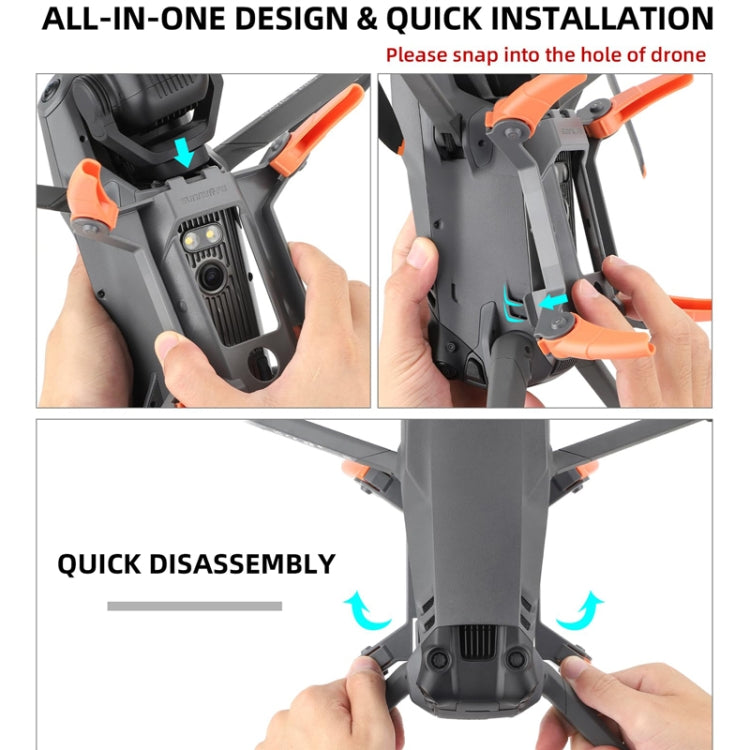 Sunnylife M3P-LG582 para Mavic 3 Pro plegable aumenta la protección del trípode soporte Spider Landing Rack, For DJI Mavic 3 Pro