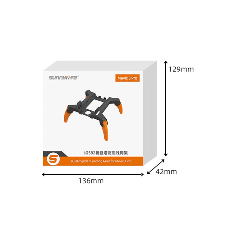 Sunnylife M3P-LG582 para Mavic 3 Pro plegable aumenta la protección del trípode soporte Spider Landing Rack, For DJI Mavic 3 Pro