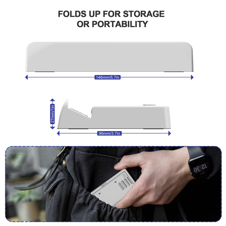 Para ASUS ROG Ally/Steam Deck/Switch JYS soporte de escritorio ángulo ajustable de 3 velocidades