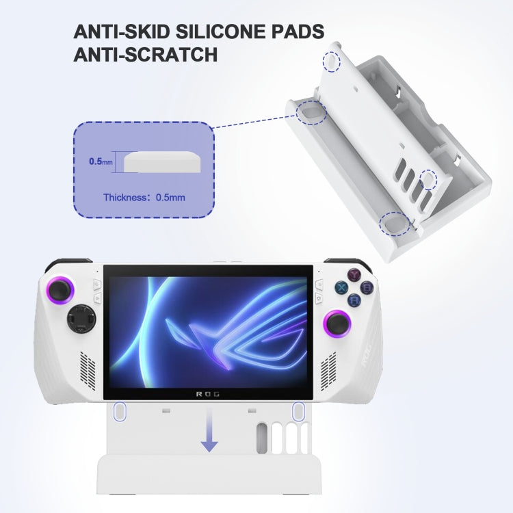 Para ASUS ROG Ally/Steam Deck/Switch JYS soporte de escritorio ángulo ajustable de 3 velocidades