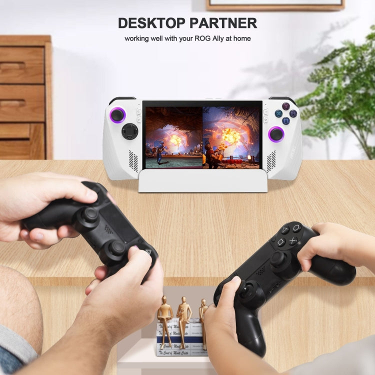 Para ASUS ROG Ally/Steam Deck/Switch JYS soporte de escritorio ángulo ajustable de 3 velocidades