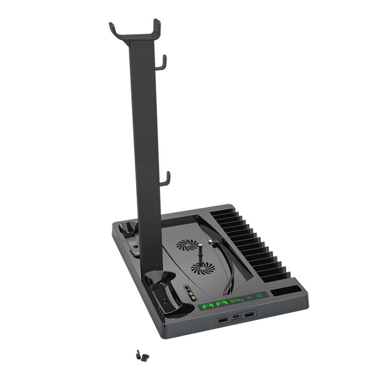 iplay para consola de juegos PS5 Base de ventilador de refrigeración Soporte de carga con soporte de disco, HBP-271
